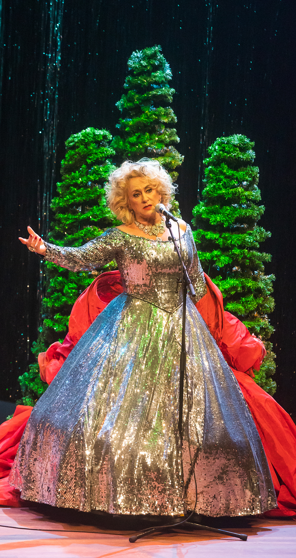 Karin Bloemen tijdens Veens Cultureel Winterfeest