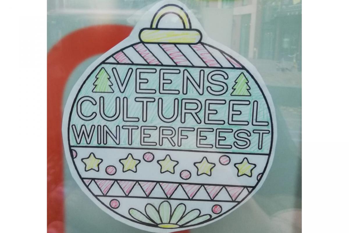 Ingekleurde kerstbal voor de Kerstballenjacht