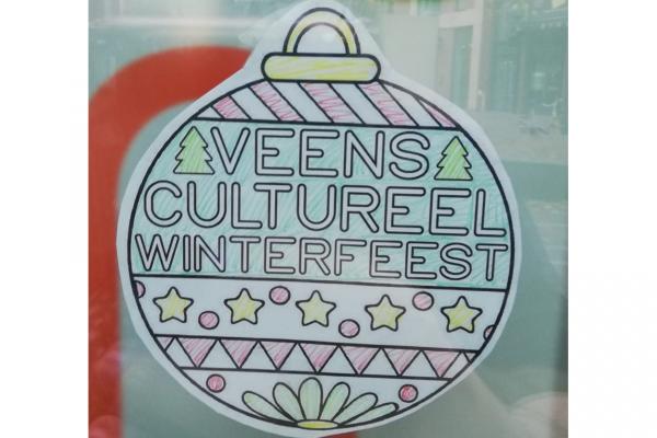 Ingekleurde kerstbal voor de Kerstballenjacht